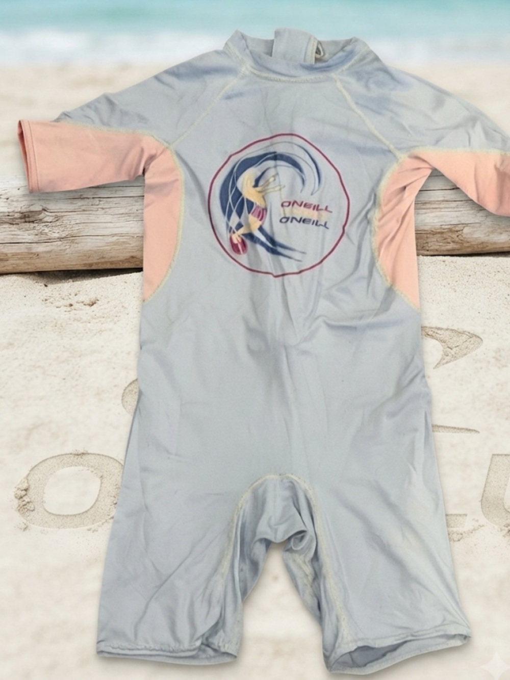Authentic O’Neill little boys one piece lightweight rash guard swimsuit Sz 6